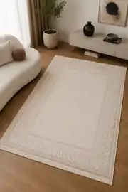 Allegra 00218A Beyaz Gri 120x180 Dikdörtgen Tam Halı 2