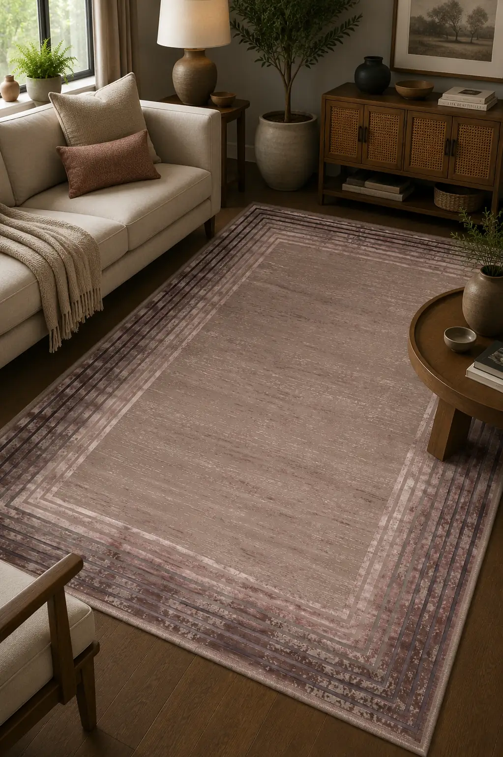 Tyana TY010 Cappuchino 200x290 Dikdörtgen Tam Halı 2