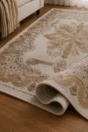 Arin 52857A Beyaz 200x290 Dikdörtgen Tam Halı 2