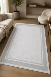Allegra 00239A Gri 80x150 Dikdörtgen Tam Halı 2