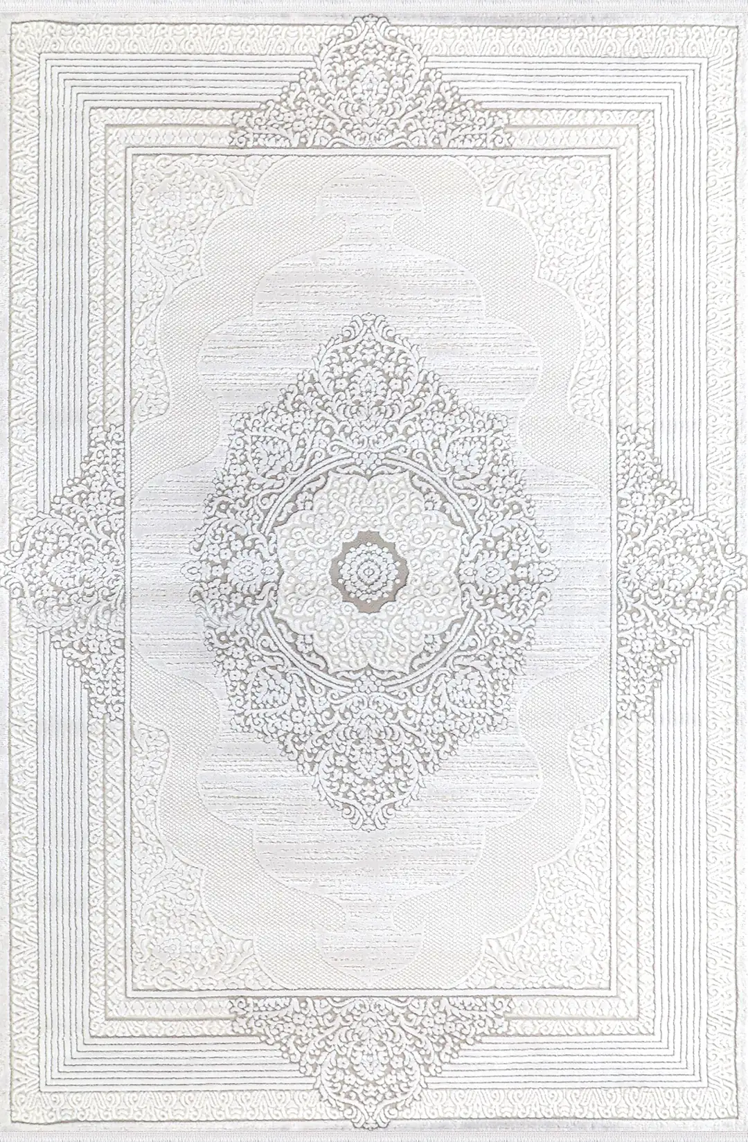 Allegra KY501 Gri 80x150 Dikdörtgen Tam Halı