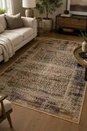 Tyana TY001 Sarı 100x300 Dikdörtgen Tam Halı 2