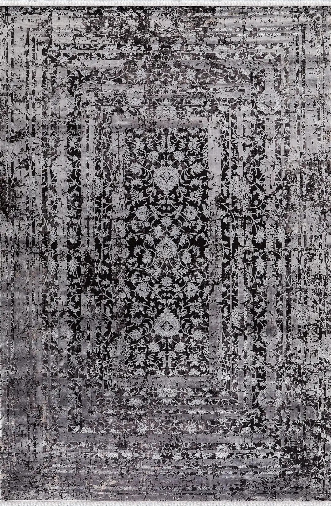 Tyana TY003 Gri 100x200 Dikdörtgen Tam Halı