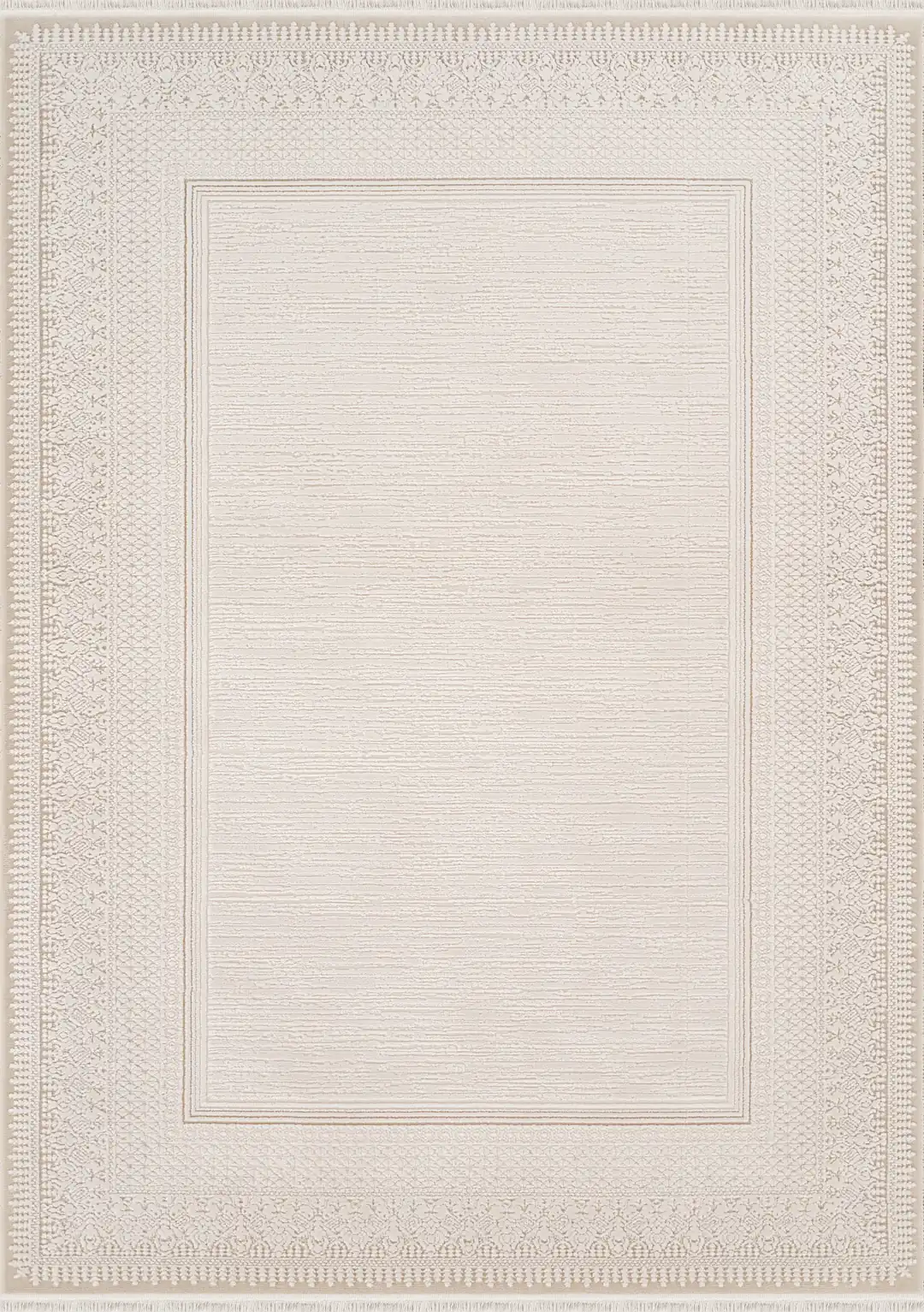 Allegra 00218A Beyaz Gri 200x290 Dikdörtgen Tam Halı