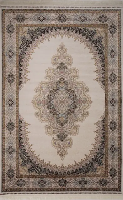 Arin 52849A Beyaz 240x340 Dikdörtgen Tam Halı