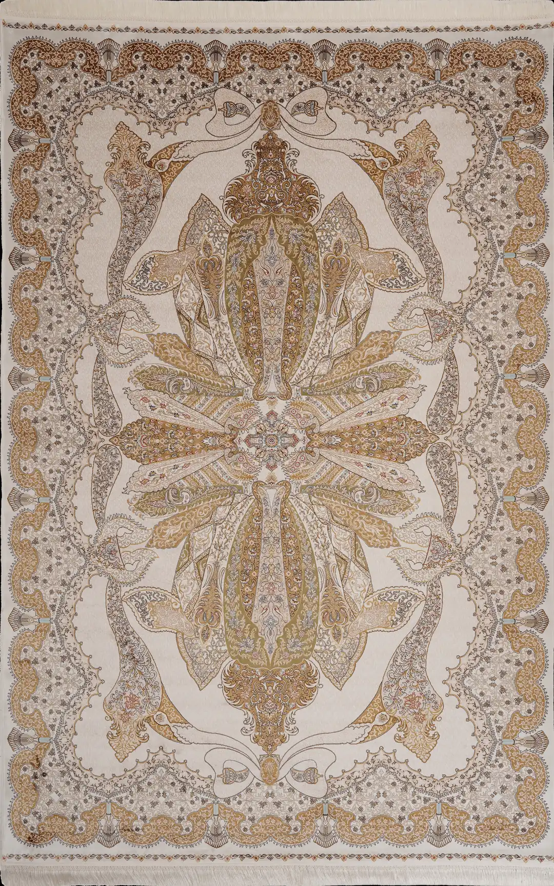 Arin 52857A Beyaz 200x290 Dikdörtgen Tam Halı