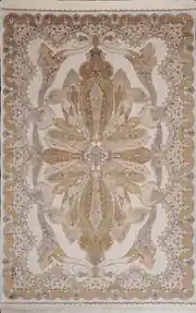 Arin 52857A Beyaz 200x290 Dikdörtgen Tam Halı 1