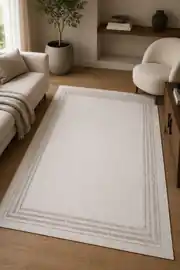 Allegra 00234A Bej 100x300 Dikdörtgen Tam Halı 2