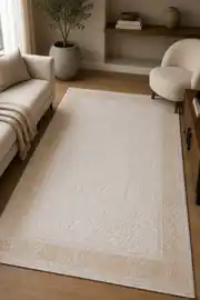 Allegra KY503 Bej 200x290 Dikdörtgen Tam Halı 2