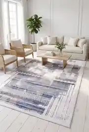 Arya AR055 Mavi 80x150 Dikdörtgen Tam Halı 2