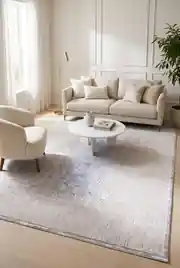 Arya AR057 Mavi 100x200 Dikdörtgen Tam Halı 2