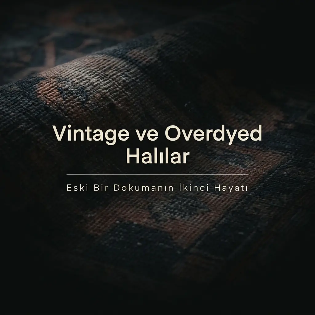 Vintage ve Overdyed Halılar: Eski Bir Dokumanın İkinci Hayatı