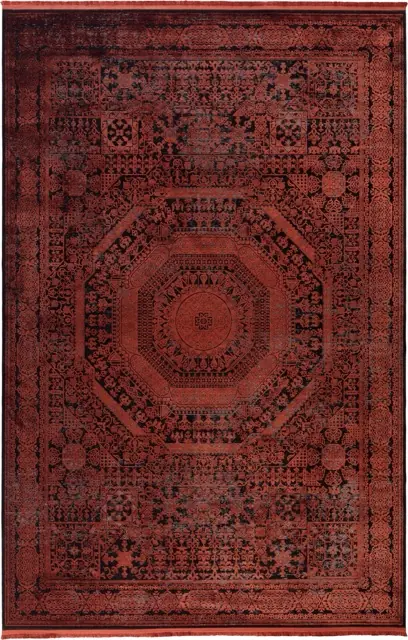 Tyana TY014 Bordo 120x180 Dikdörtgen Tam Halı