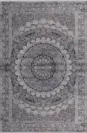 Tyana TY006 Gri 80x150 Dikdörtgen Tam Halı 1