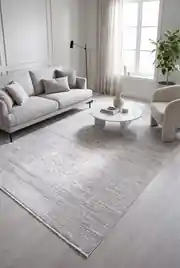 Arya AR057 Gri 80x150 Dikdörtgen Tam Halı 2