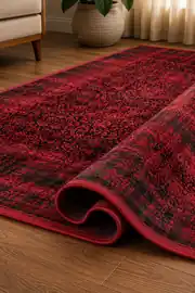 Tyana TY001 Bordo 80x150 Dikdörtgen Tam Halı 2