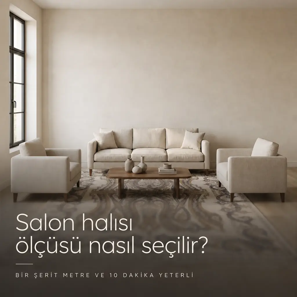 Salon Halısı Ölçüsü Nasıl Seçilir? Oda Boyutuna Göre Eksiksiz Rehber