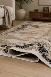 Arin 52857A Navy 200x290 Dikdörtgen Tam Halı 2