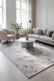 Arya AR059 Gri 100x200 Dikdörtgen Tam Halı 2