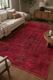 Tyana TY003 Bordo 240x340 Dikdörtgen Tam Halı 2