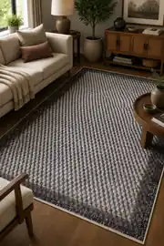 Tyana TY013 Gri 160x230 Dikdörtgen Tam Halı 2