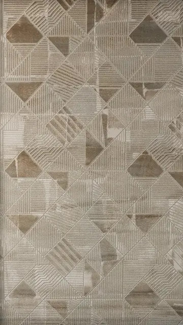 Arya AR059 Bej Gri 100x200 Dikdörtgen Tam Halı