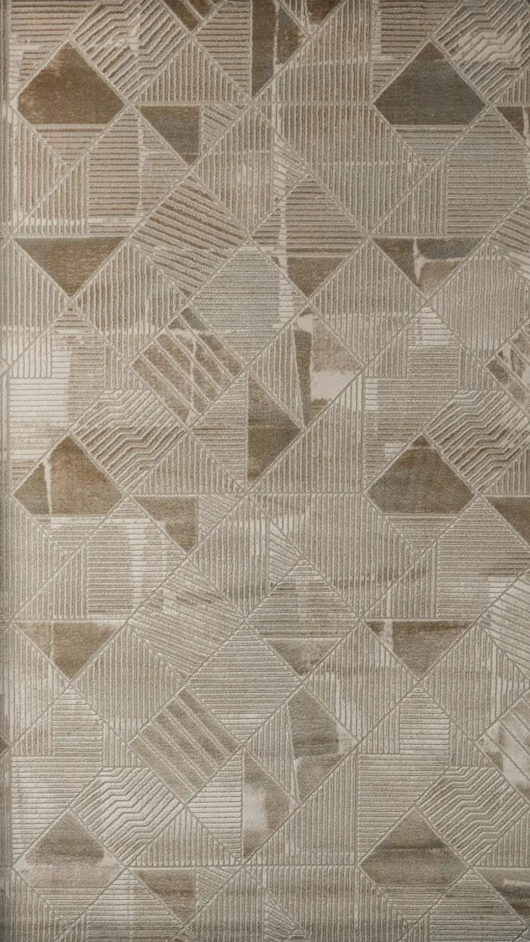 Arya AR059 Bej Gri 80x150 Dikdörtgen Tam Halı