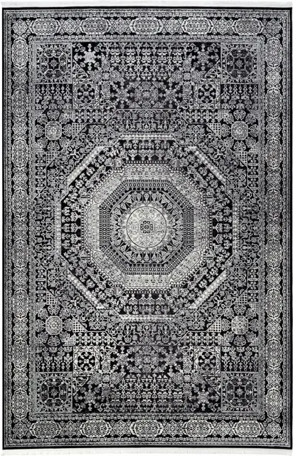 Tyana TY014 Gri Ekru 160x230 Dikdörtgen Tam Halı