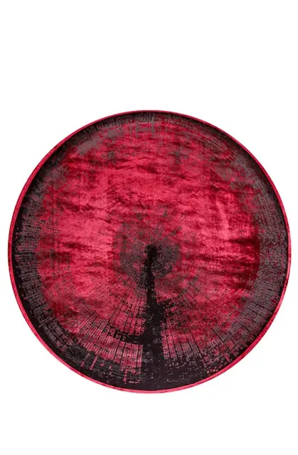 Tyana TY019 Bordo 100x300 Dikdörtgen Tam Halı