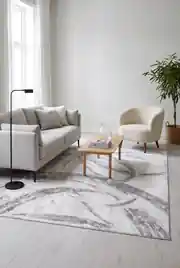 Arya AR056 Gri 80x150 Dikdörtgen Tam Halı 2