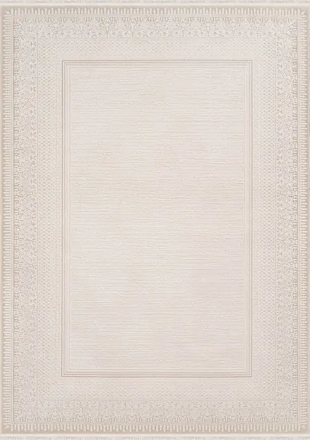 Allegra 00218A Beyaz Gri 80x150 Dikdörtgen Tam Halı